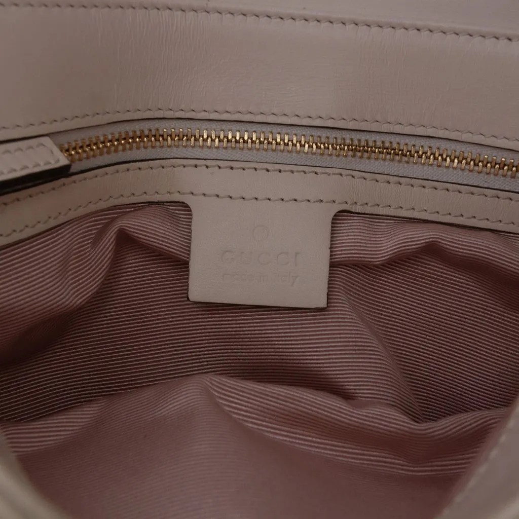 Gucci Small Leather Arli Crossbody White Leather Very good - Box View