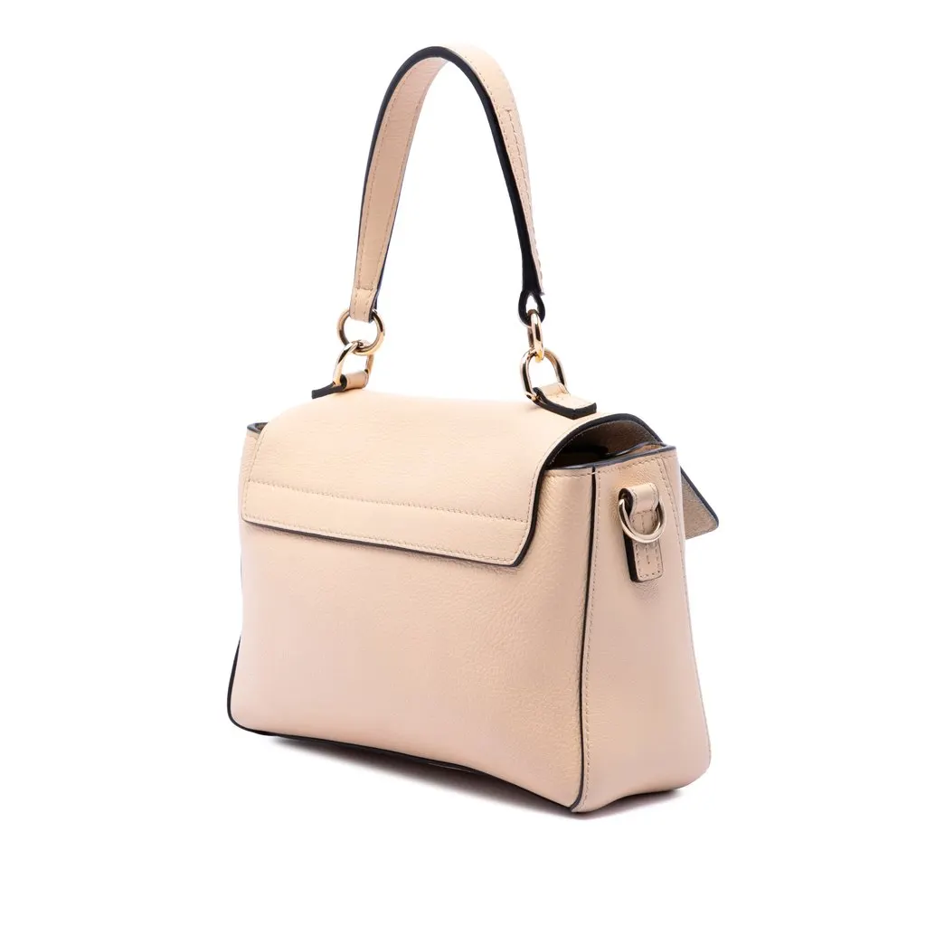 Chloé Mini Leather Faye Day Satchel Brown Leather Very good - Back View