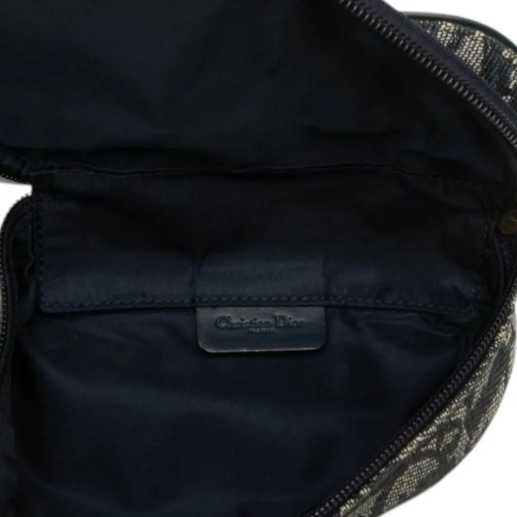 Dior Diorissimo Canvas Saddle Pouch Blue Canvas Very good - Inside View