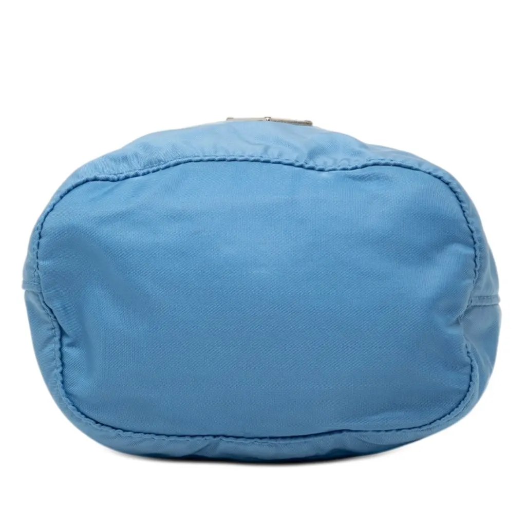 Prada Tessuto Drawstring Pouch Blue Very good - Inside View