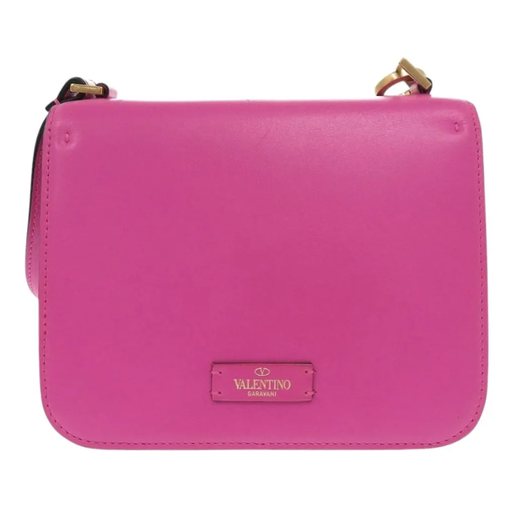 Valentino Mini Smooth Calfskin VSling Crossbody Pink Leather Good - Back View