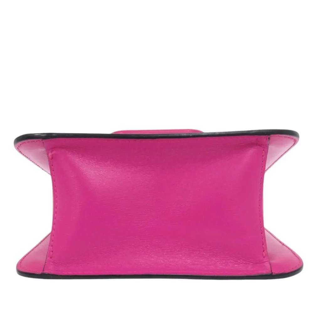 Valentino Mini Smooth Calfskin VSling Crossbody Pink Leather Good - Inside View