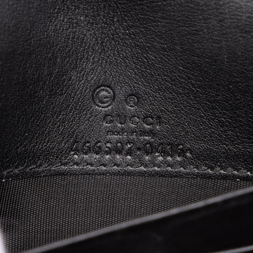 Gucci Microguccissima Wallet on Strap Black Leather Good - Box View