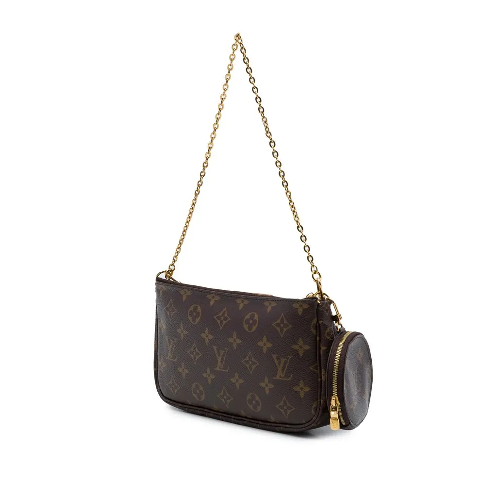 Louis Vuitton Monogram Multi Pochette Accessoires Brown Very good - Back View