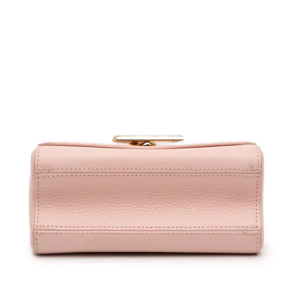 Louis Vuitton Taurillon Shearling Braided Handle Twist PM Pink Leather Very good - Inside View