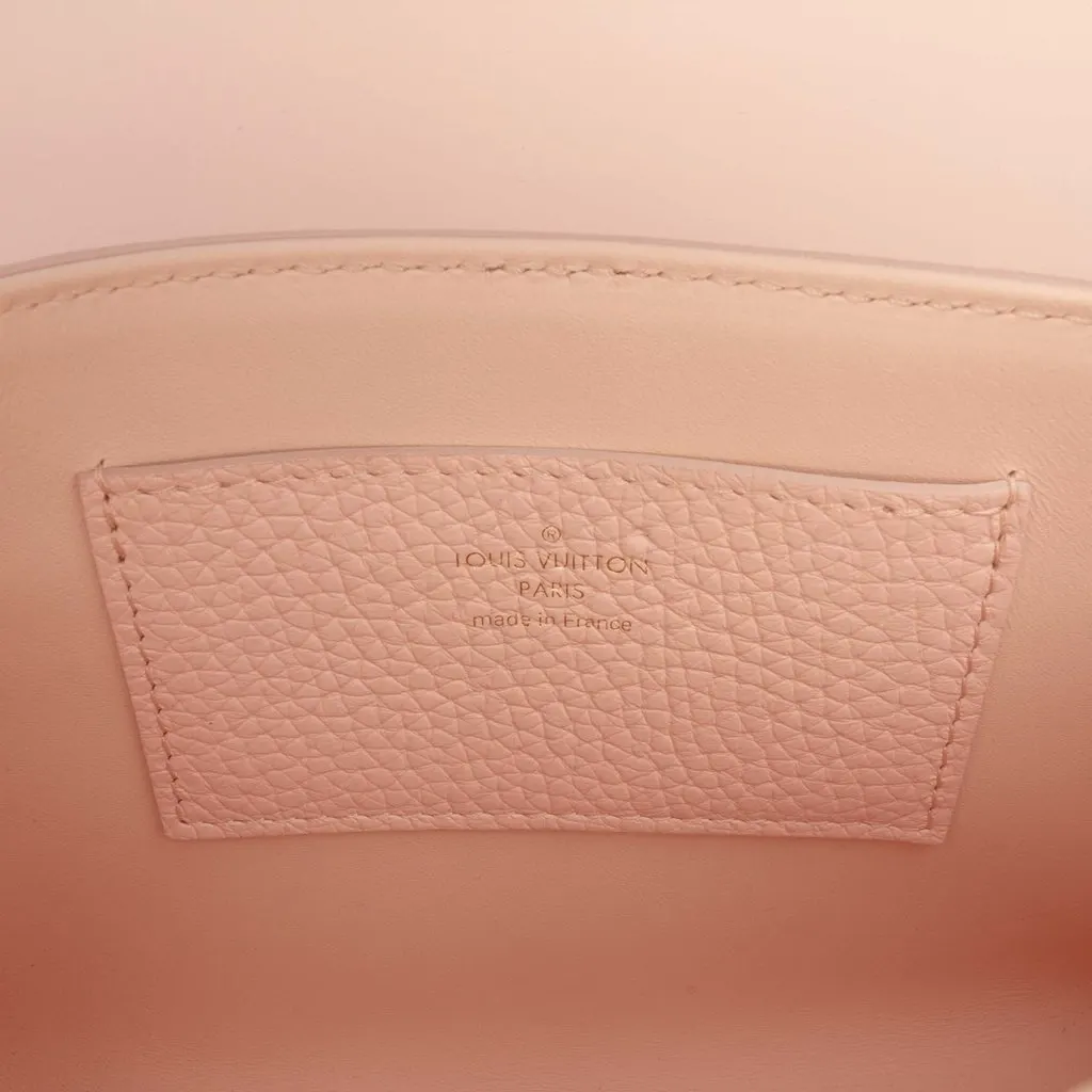 Louis Vuitton Taurillon Shearling Braided Handle Twist PM Pink Leather Very good - Box View