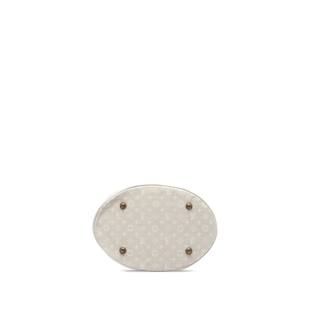 Louis Vuitton Monogram Mini Lin Bucket PM Beige Very good - Inside View