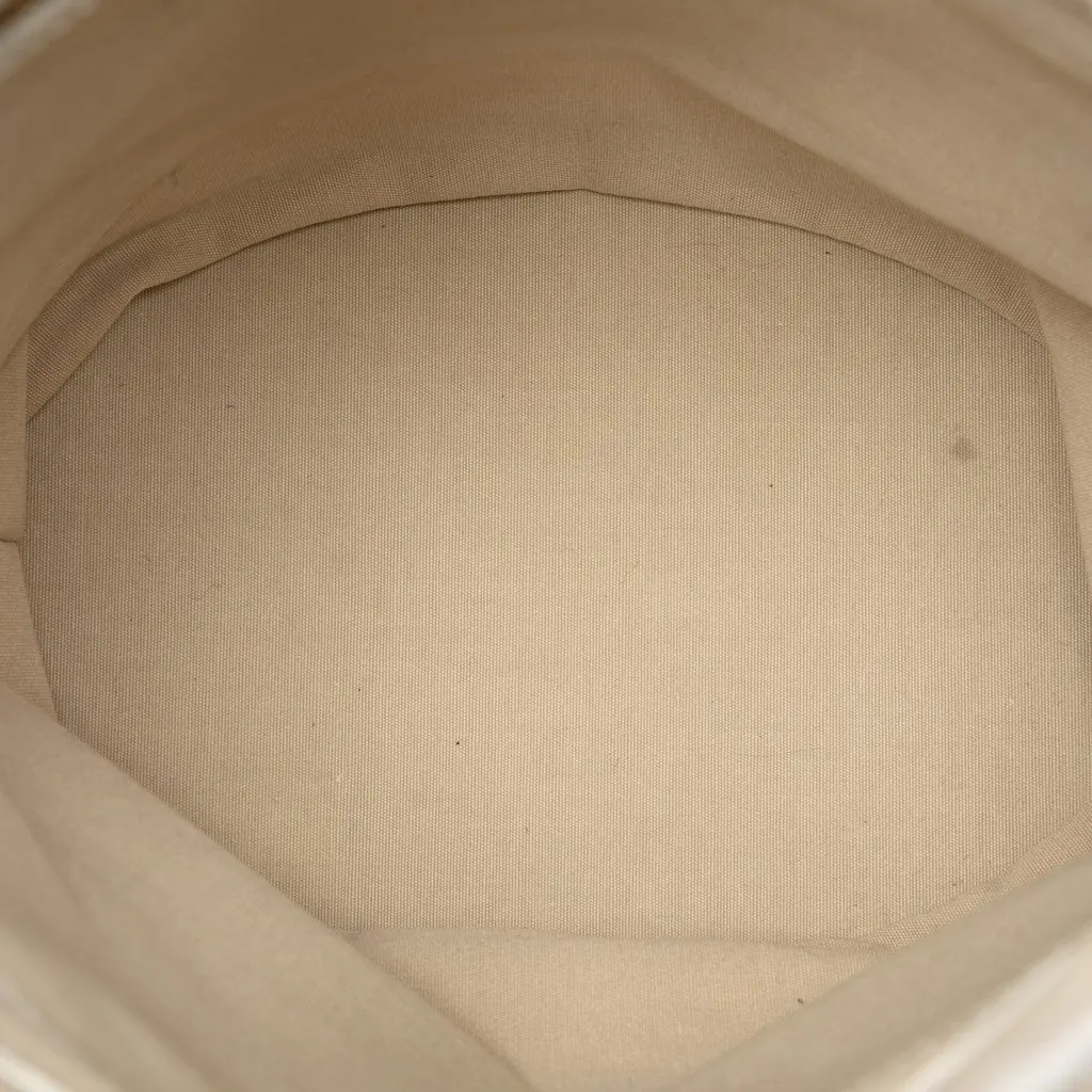 Louis Vuitton Monogram Mini Lin Bucket PM Beige Very good - Model View