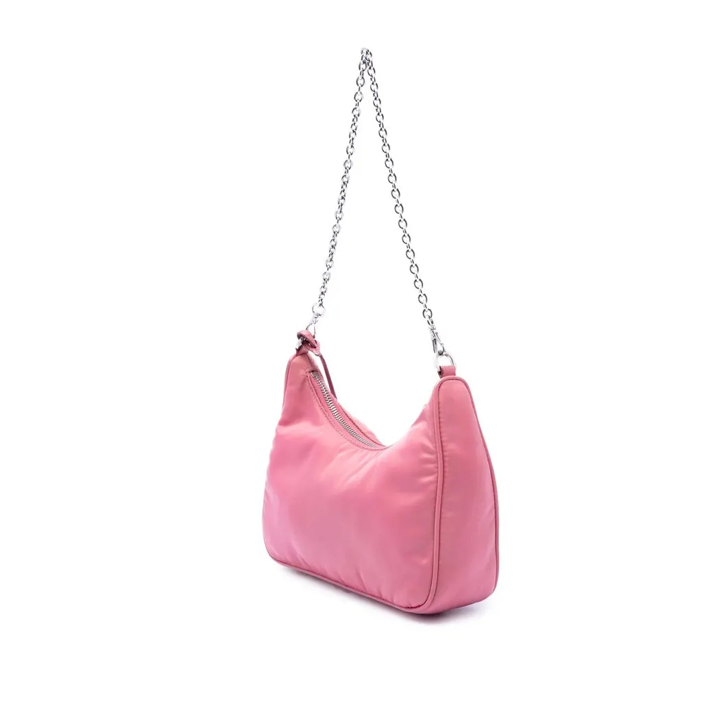 Prada Tessuto Re Edition 2005 Satchel Pink Very good - Back View