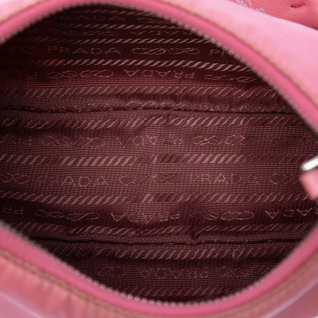 Prada Tessuto Re Edition 2005 Satchel Pink Very good - Model View