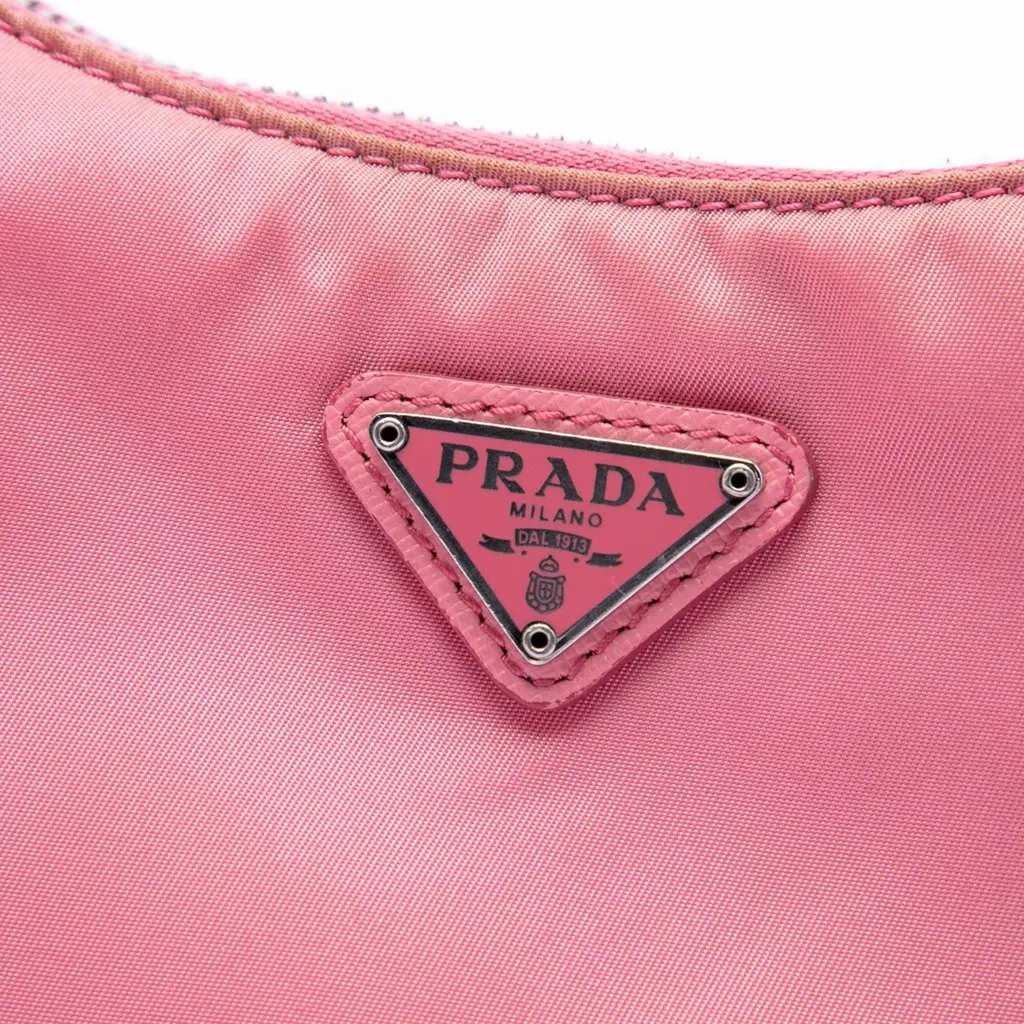 Prada Tessuto Re Edition 2005 Satchel Pink Very good - Box View