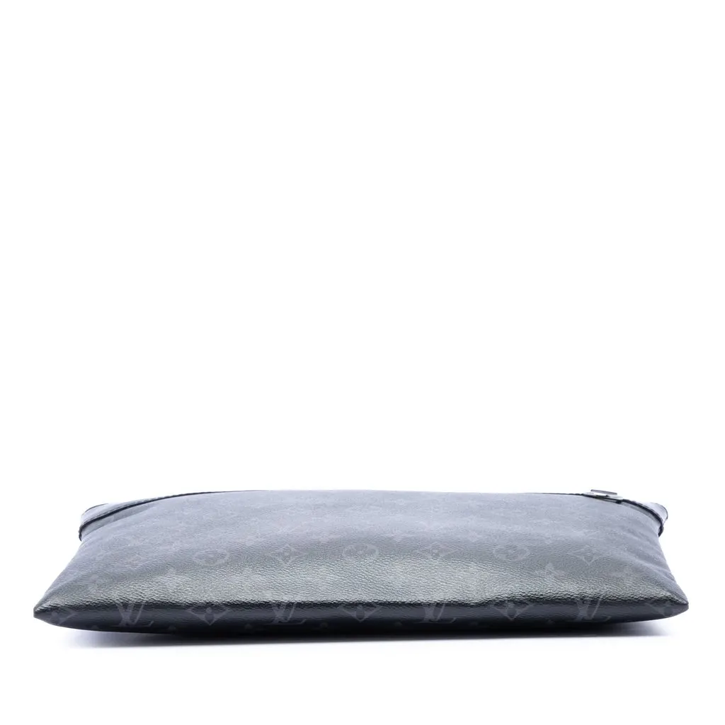Louis Vuitton Monogram Eclipse Discovery Pochette GM Black Very good - Inside View
