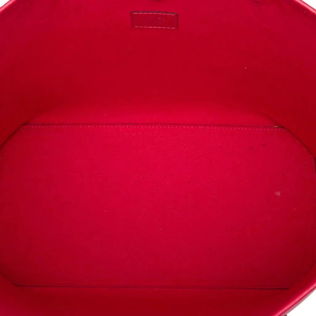 Louis Vuitton Epi Neverfull MM Red Leather Very good - Model View