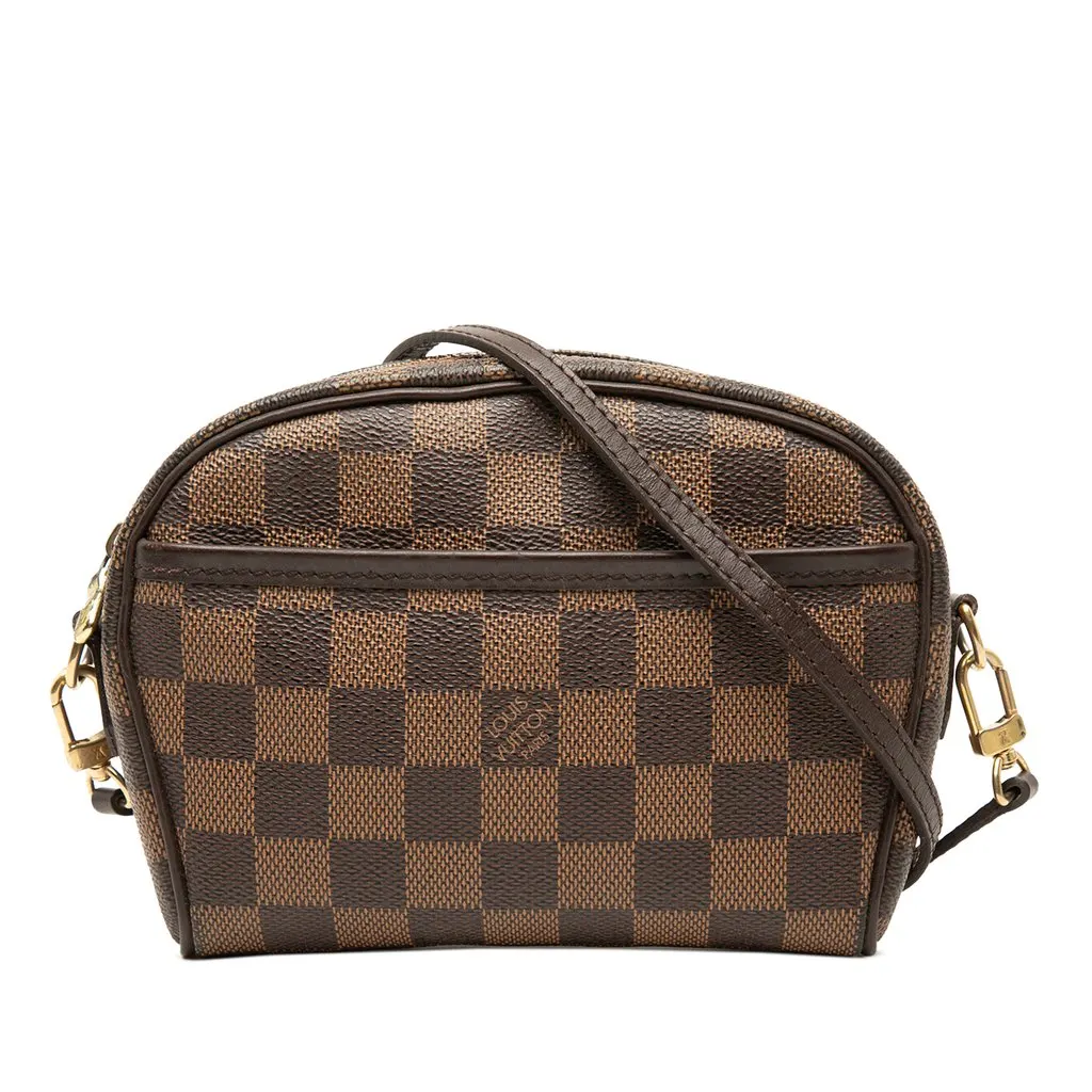 Louis Vuitton Damier Ebene Ipanema Pochette Brown Very good - Front View