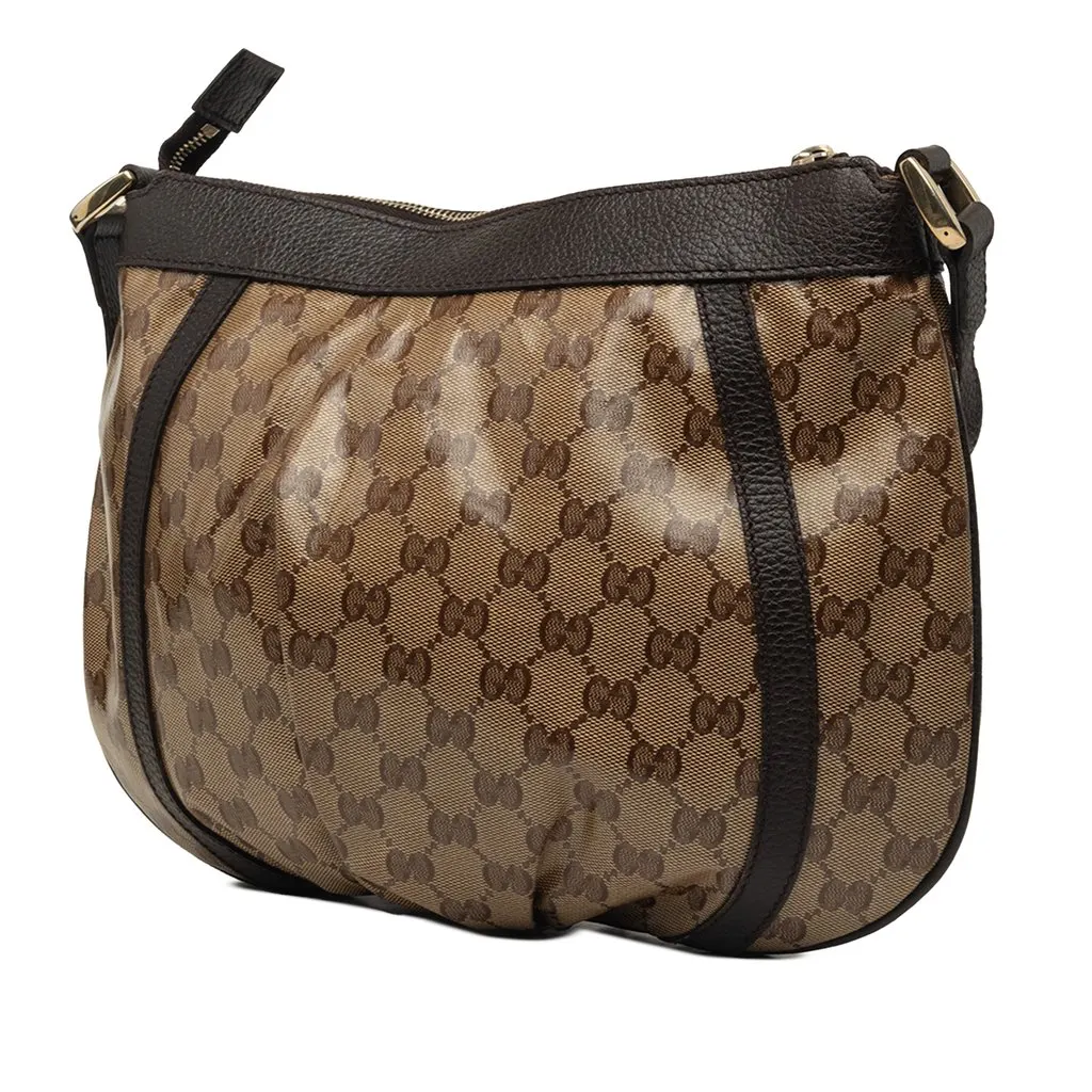 Gucci GG Crystal Abbey D Ring Crossbody Beige Very good - Back View