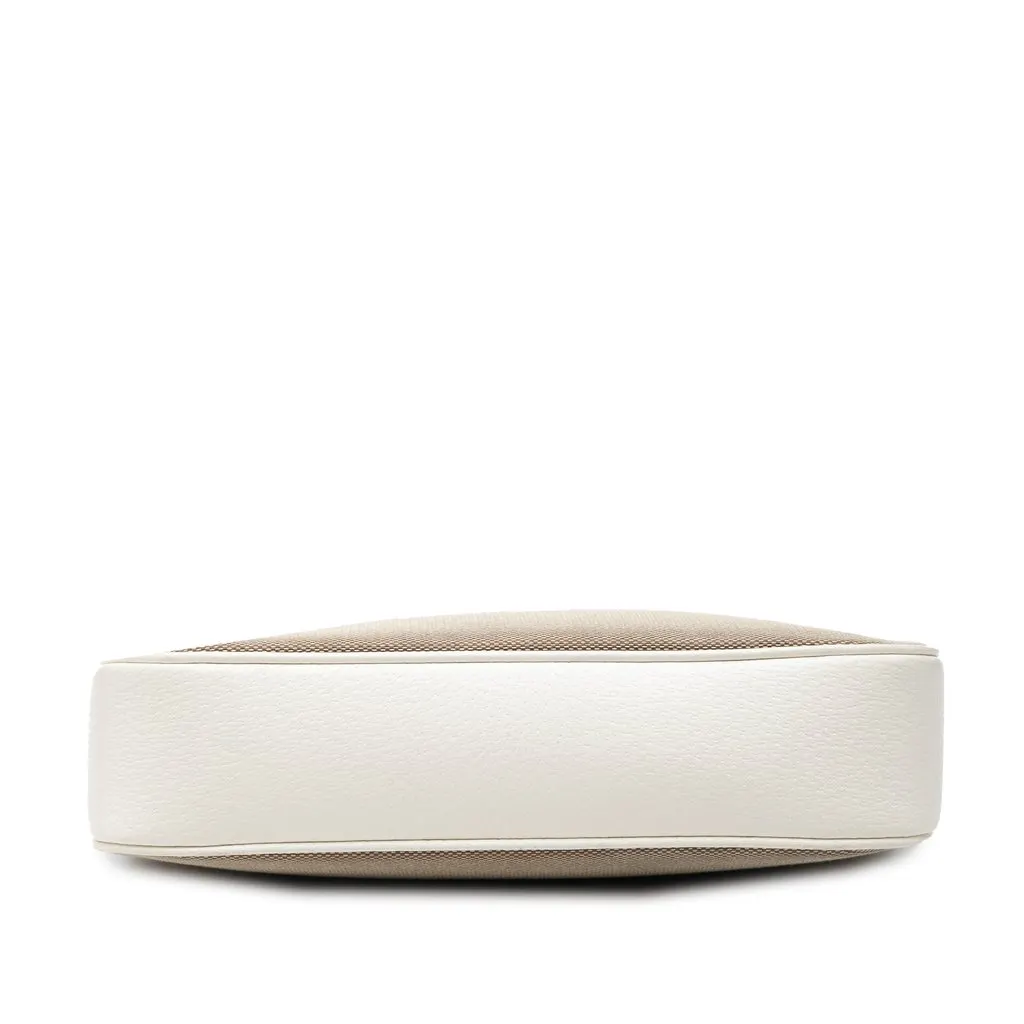 Gucci GG Canvas Bamboo Top Handle Beige Very good - Inside View
