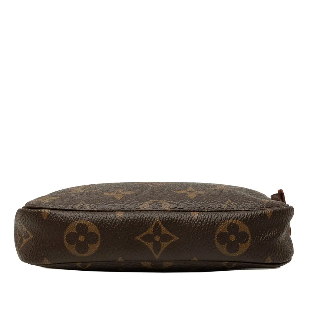 Louis Vuitton Monogram Mini Pochette Accessoires Brown Canvas Very good - Inside View
