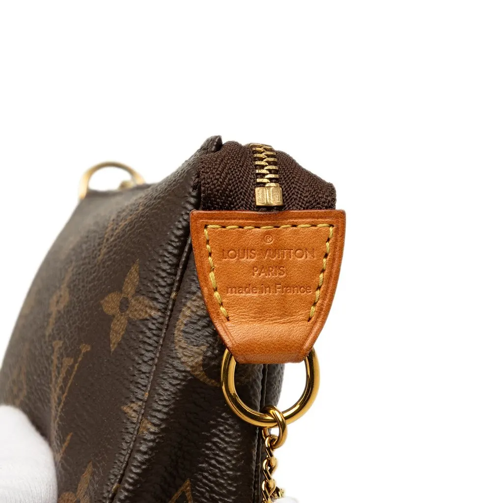 Louis Vuitton Monogram Mini Pochette Accessoires Brown Canvas Very good - Box View
