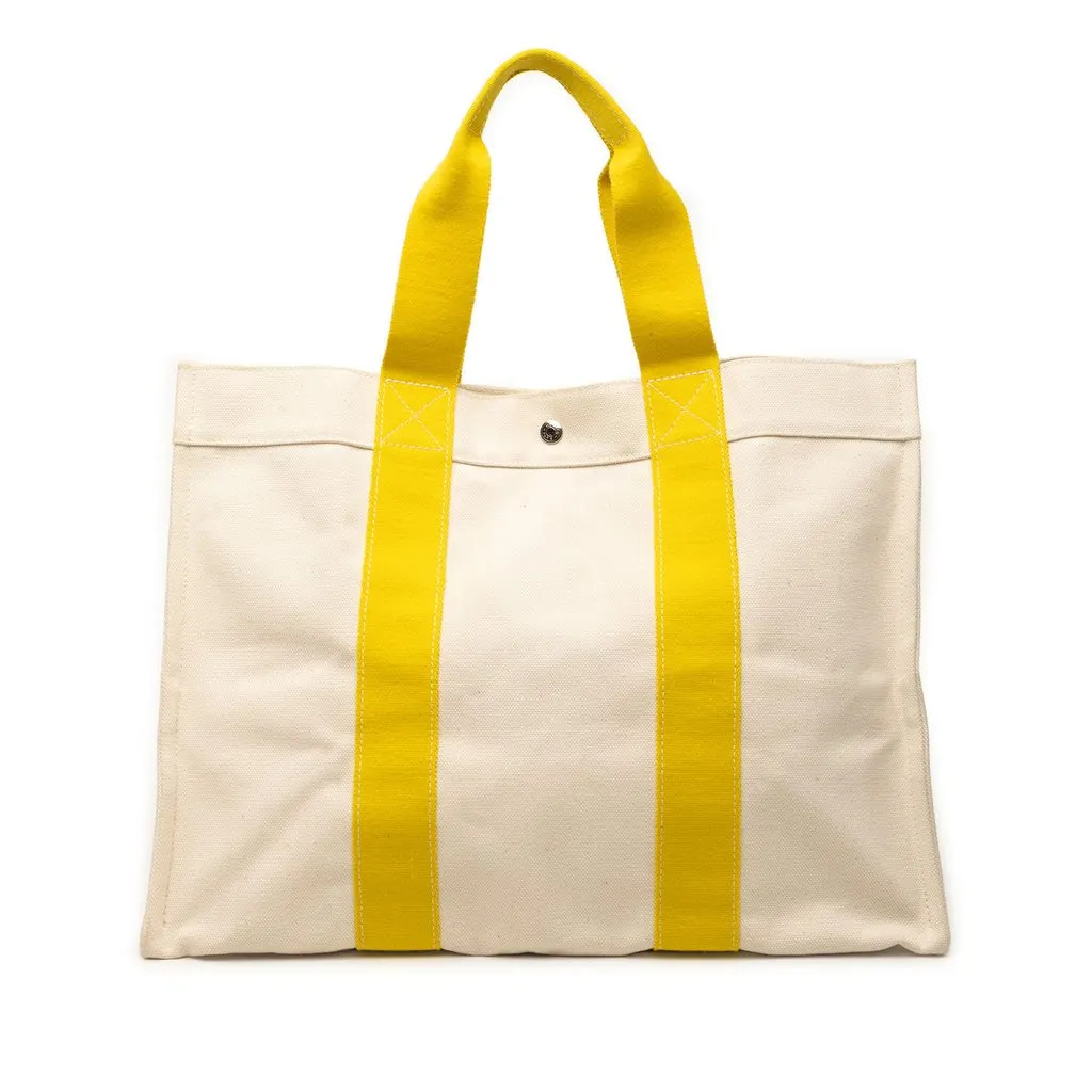 Hermès Toile Bora Bora Tote GM Beige Very good - Front View
