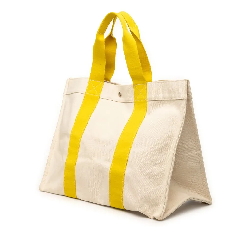 Hermès Toile Bora Bora Tote GM Beige Very good - Back View