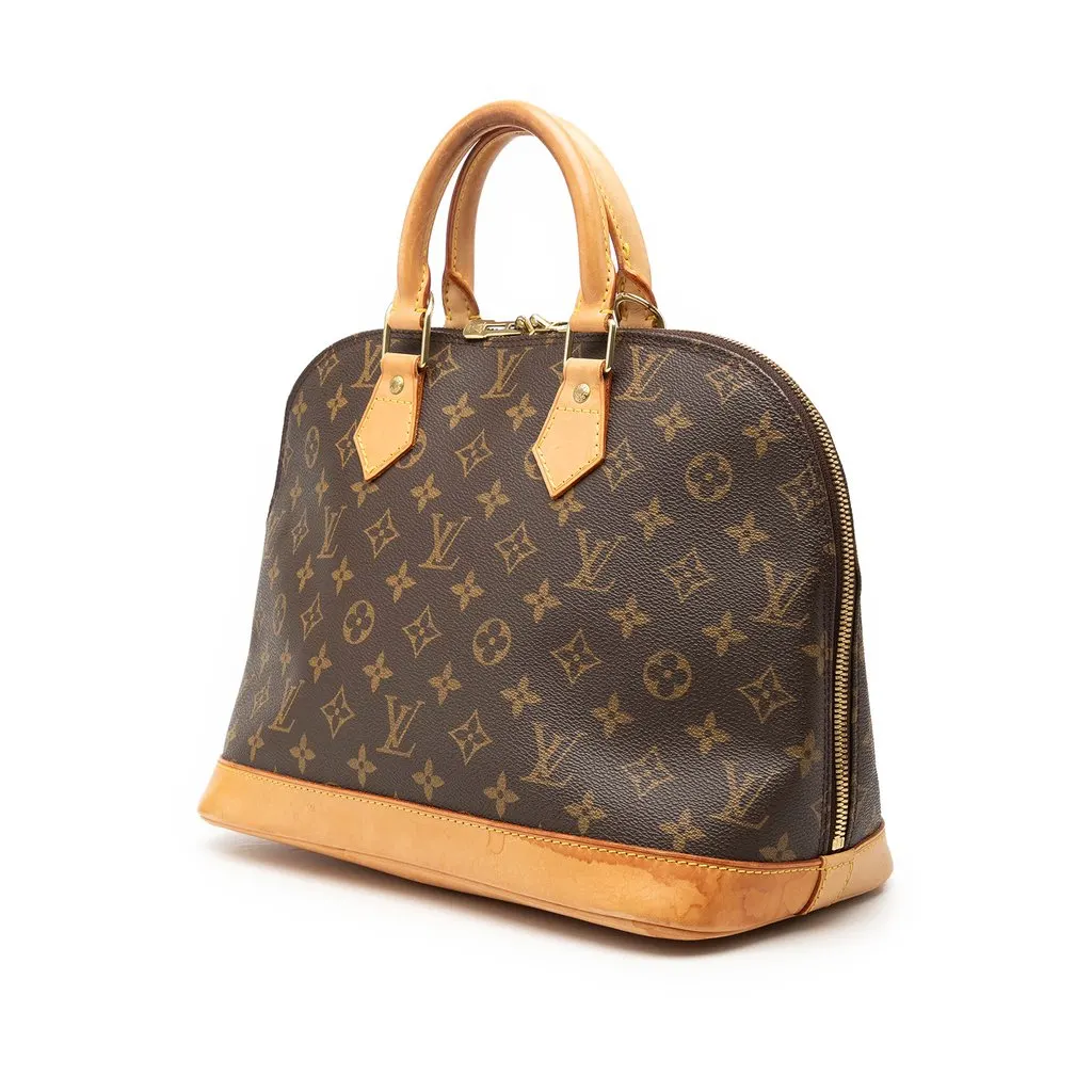 Louis Vuitton Monogram Alma PM Brown Very good - Back View