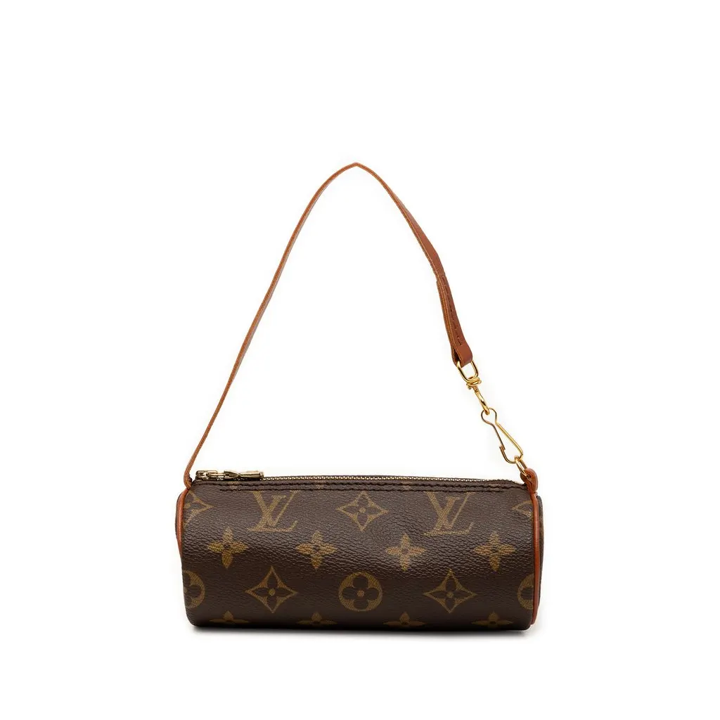 Louis Vuitton Monogram Papillon Pochette Brown Very good - Front View