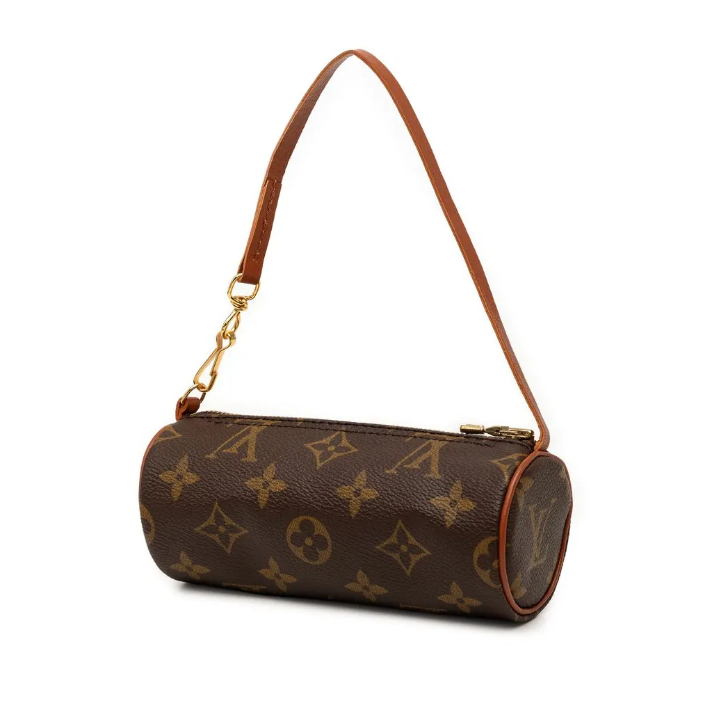 Louis Vuitton Monogram Papillon Pochette Brown Very good - Back View
