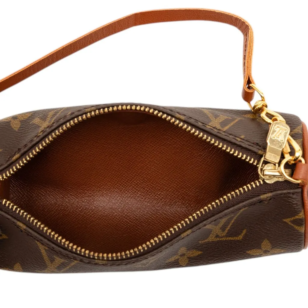 Louis Vuitton Monogram Papillon Pochette Brown Very good - Model View
