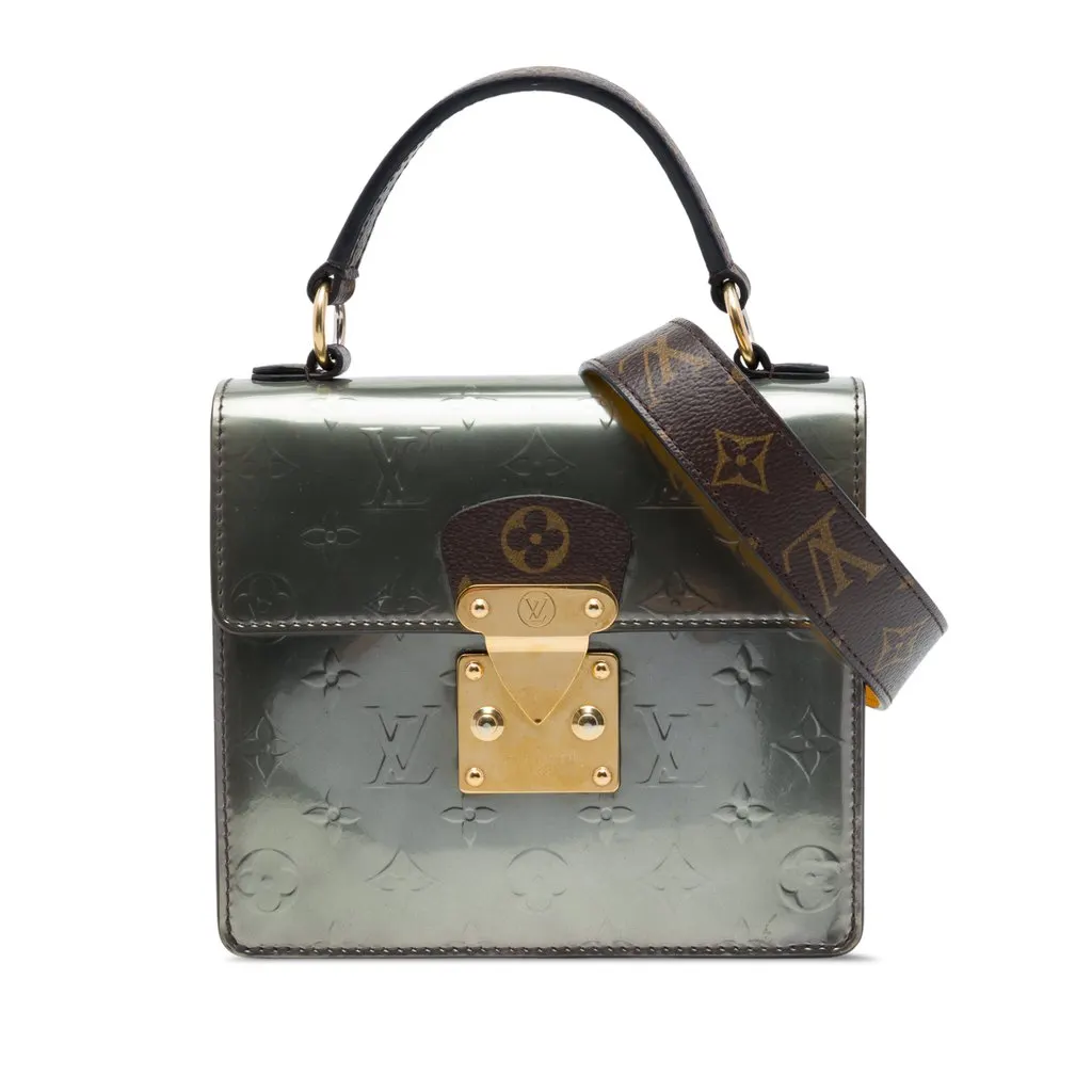 Louis Vuitton Monogram Vernis Spring Street Brown Leather Very good - Front View