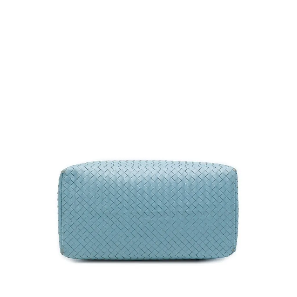 Bottega Veneta Medium Nappa Intrecciato Roma Tote Blue Leather Very good - Inside View