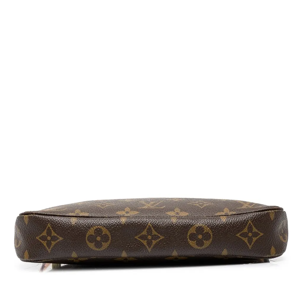 Louis Vuitton Monogram Pochette Accessoires Brown Canvas Good - Inside View