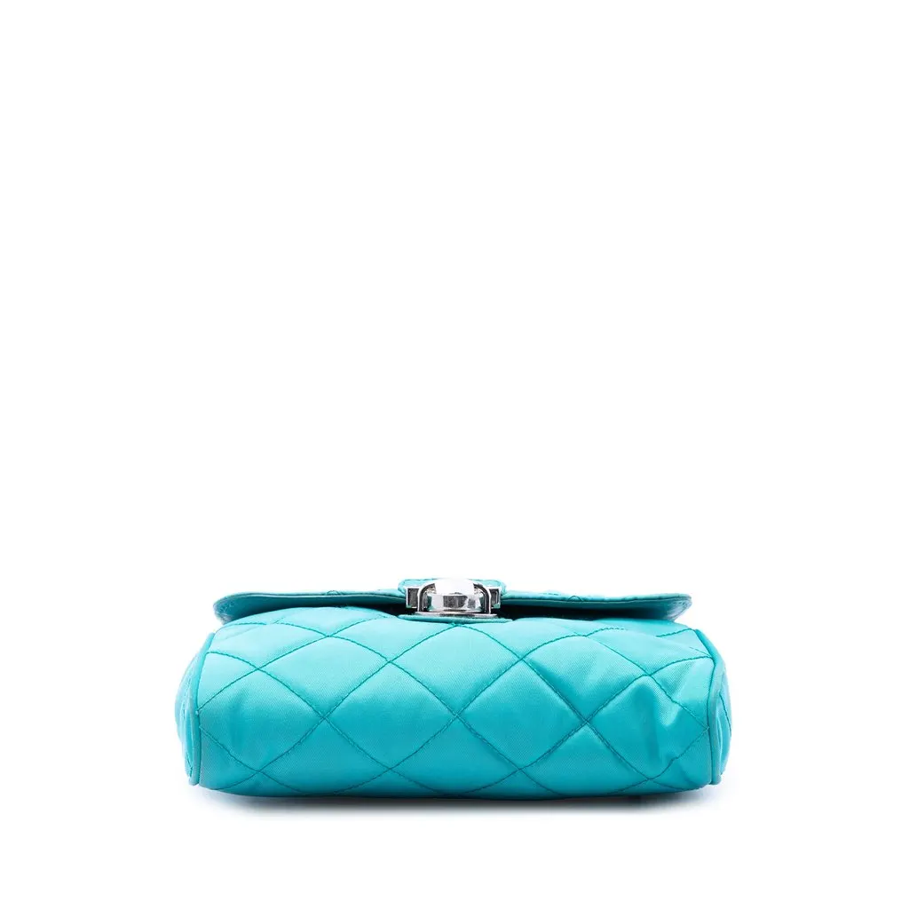 Prada Impuntu Tessuto Chain Crossbody Blue Very good - Inside View
