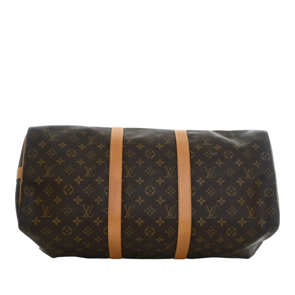 Louis Vuitton Monogram Keepall Bandouliere 50 Brown Very good - Box View