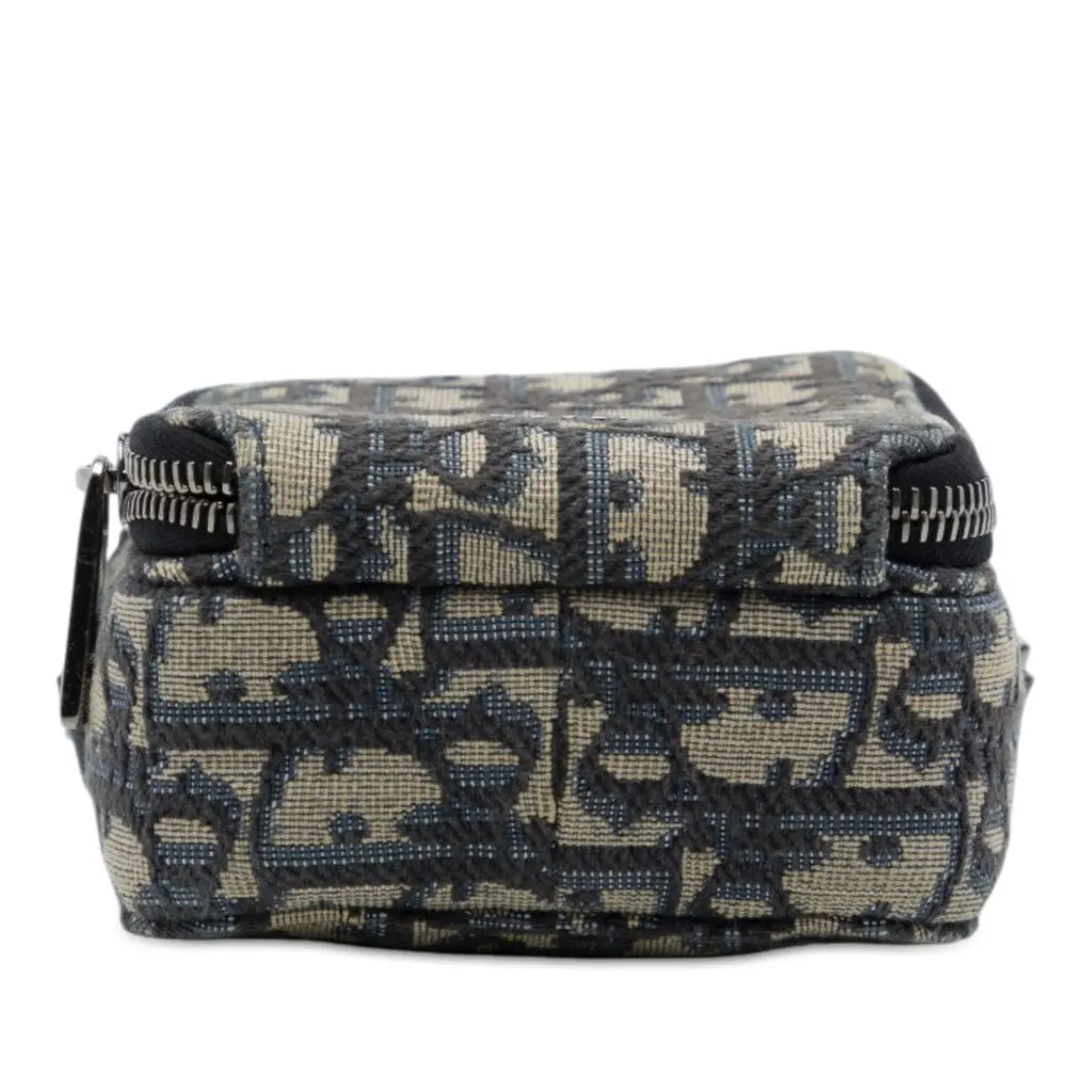 Dior Micro Oblique Canvas Rider Pouch Blue Canvas Very good - Inside View