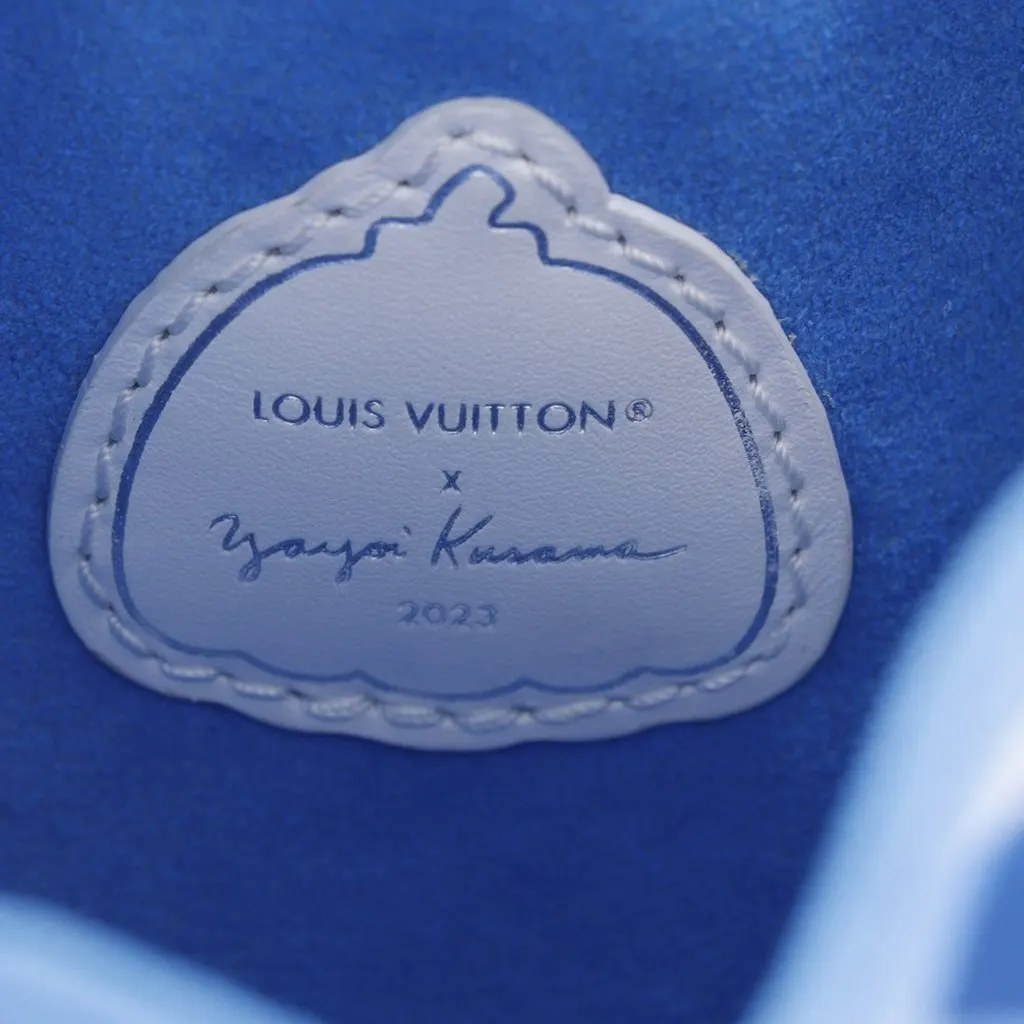 Louis Vuitton Yayoi Kusama Monogram Giant Empreinte Infinity Dots Nano Noe Blue Leather Very good - Box View