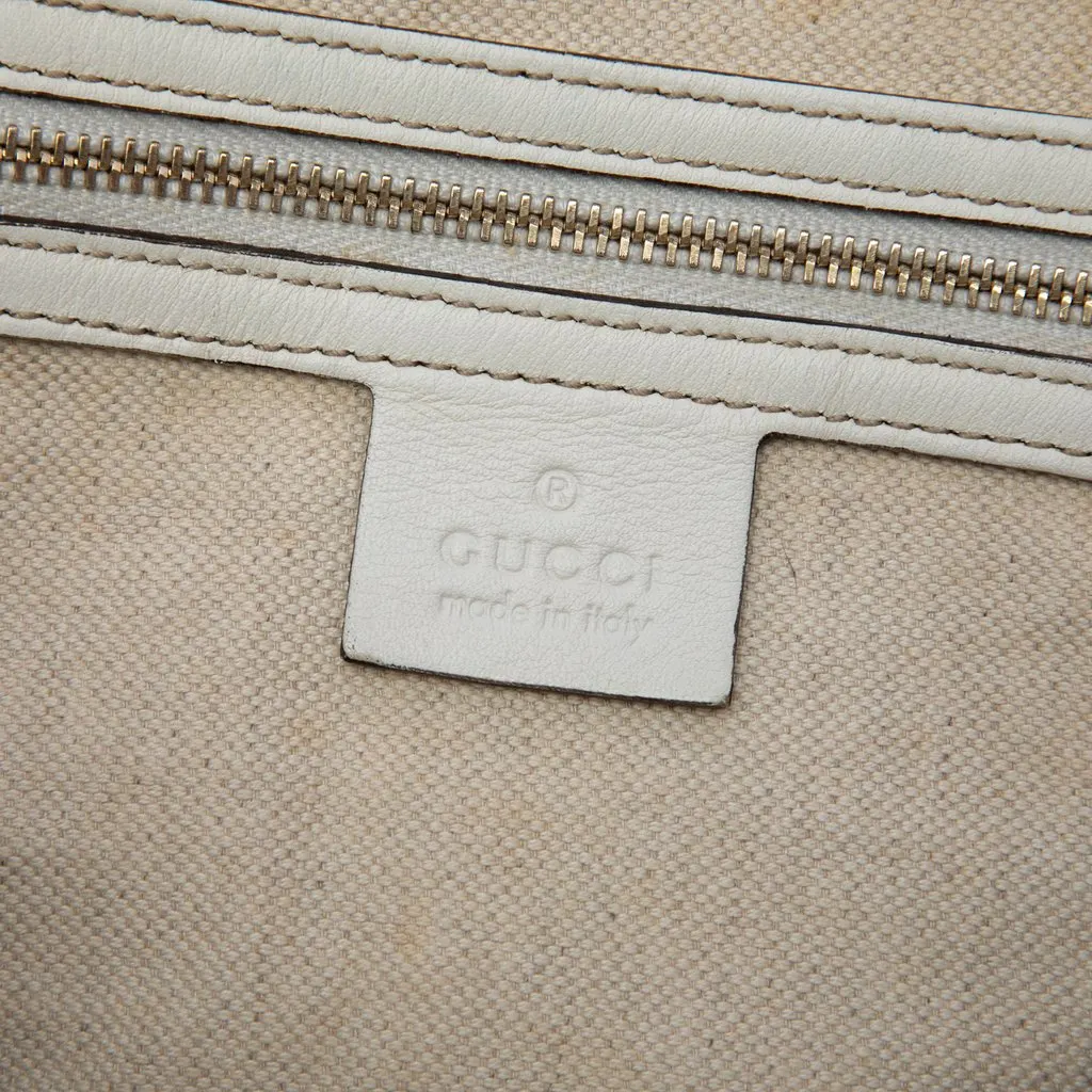 Gucci Limited Edition Medium GG Supreme Snowman In Africa Joy Boston Bag Beige Very good - Box View