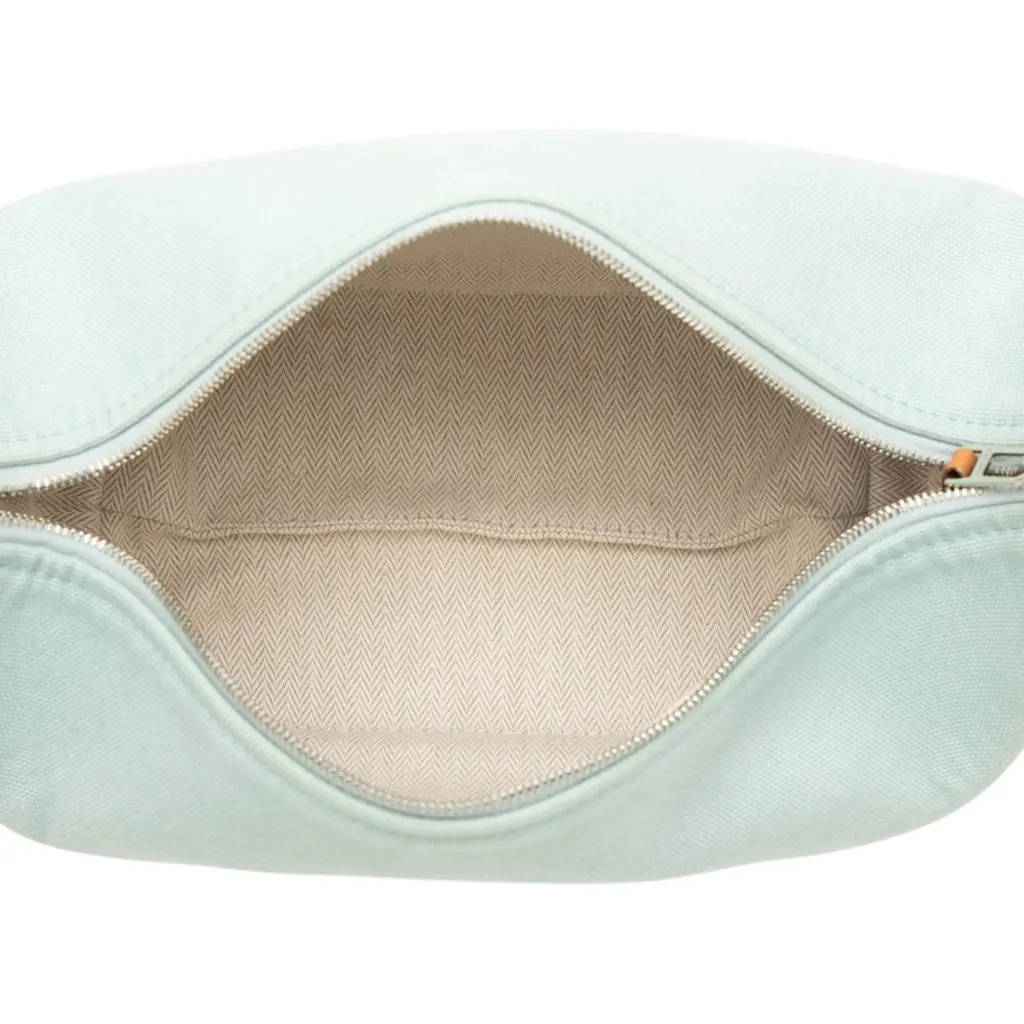 Hermès Small Toile Bride A Brac Case Blue Canvas Very good - Model View
