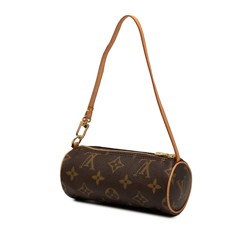 Louis Vuitton Monogram Papillon Pochette Brown Very good - Back View