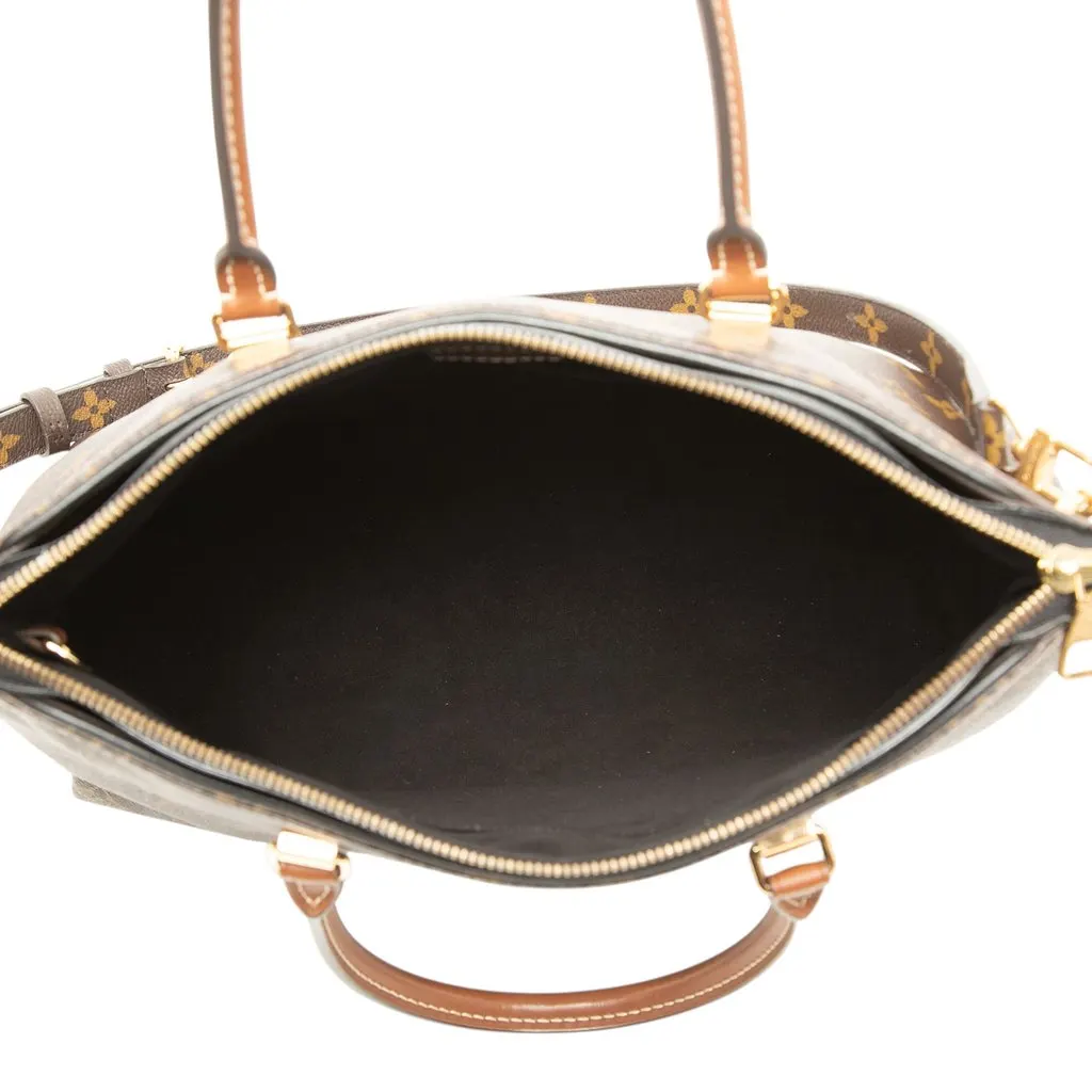 Louis Vuitton Monogram Pallas MM Brown Canvas Very good - Model View