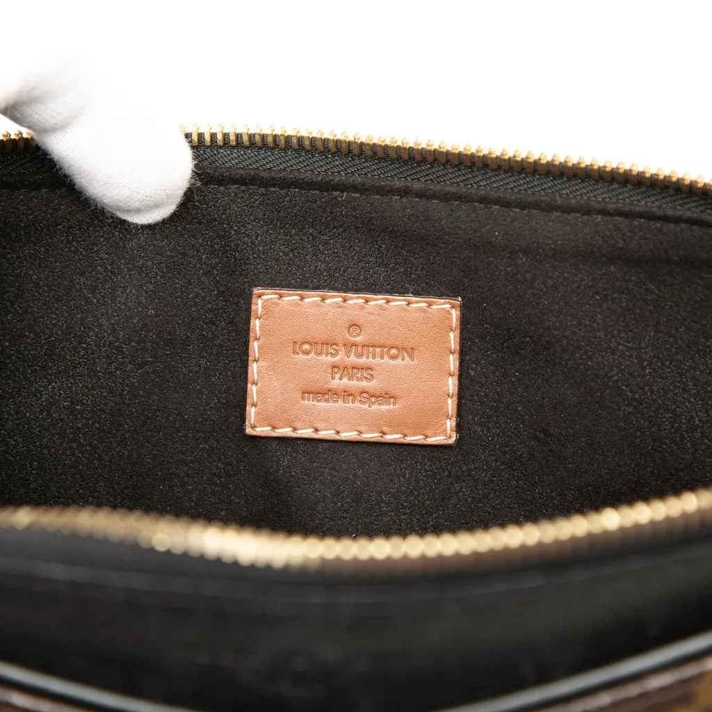 Louis Vuitton Monogram Pallas MM Brown Canvas Very good - Box View