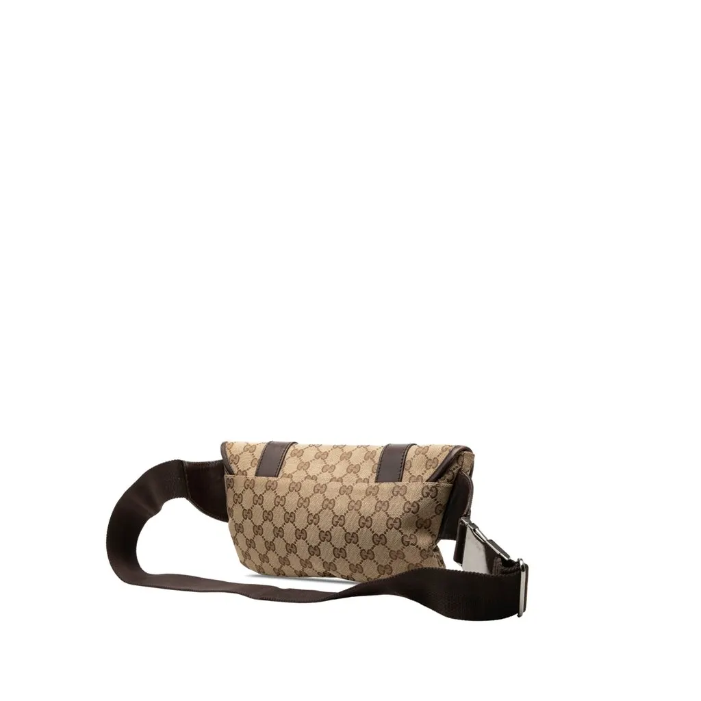 Gucci GG Canvas Belt Bag Beige Canvas Very good - Back View
