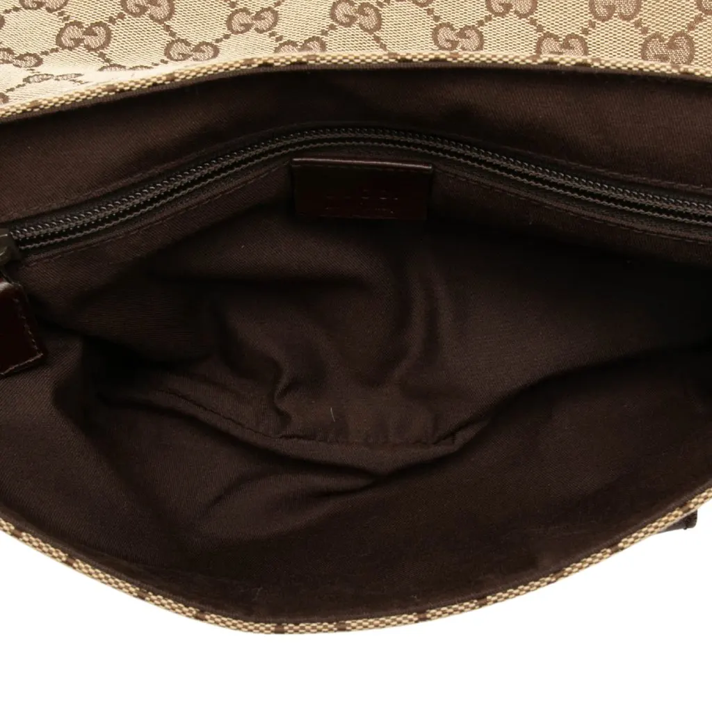 Gucci GG Canvas Belt Bag Beige Canvas Very good - Model View