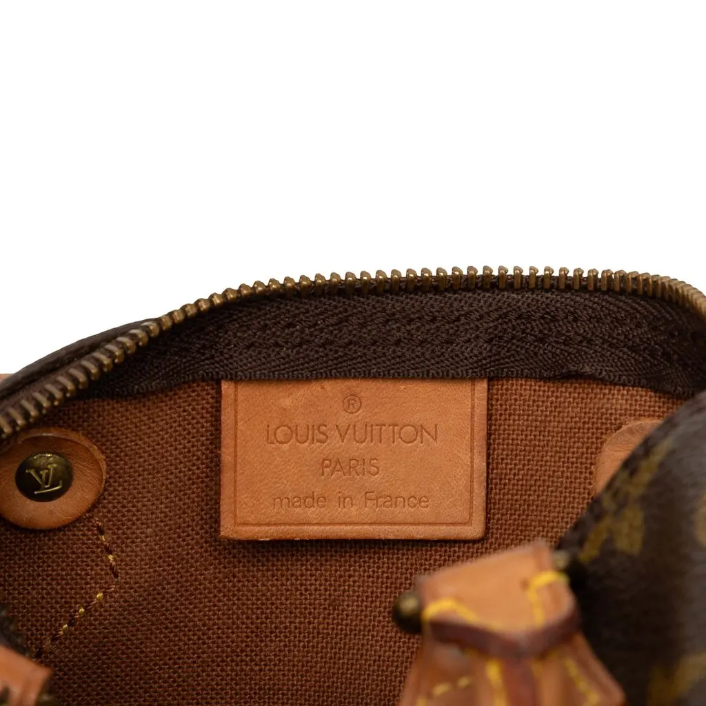 Louis Vuitton Monogram Mini Speedy HL Brown Canvas Good - Box View
