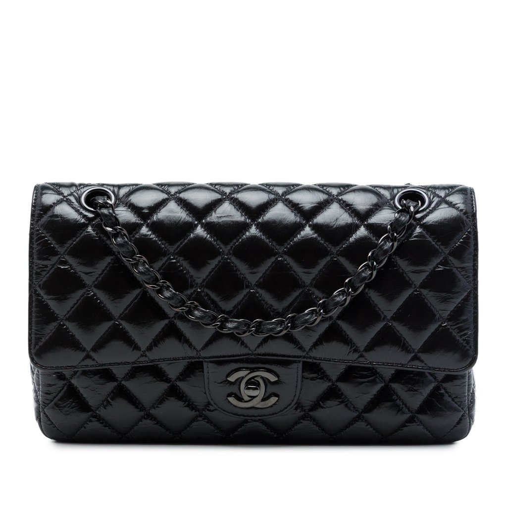 Chanel Medium Classic Shiny Crumpled | Libas Collective