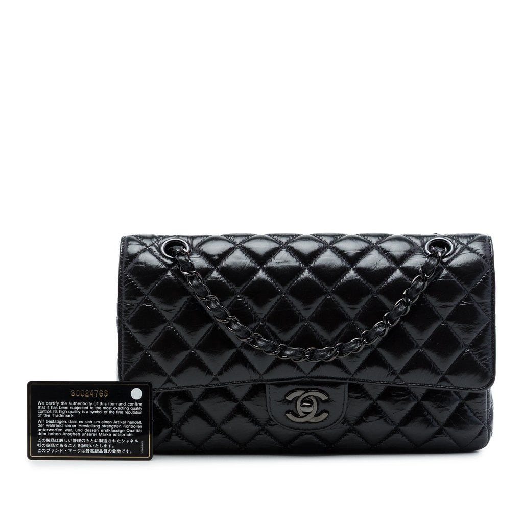 Chanel Medium Classic Shiny Crumpled | Libas Collective