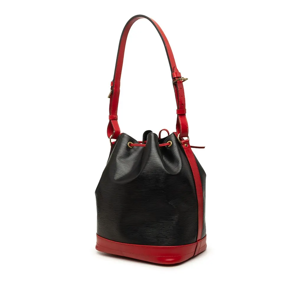 Louis Vuitton Epi Bicolor Noe GM Black Leather Good - Back View