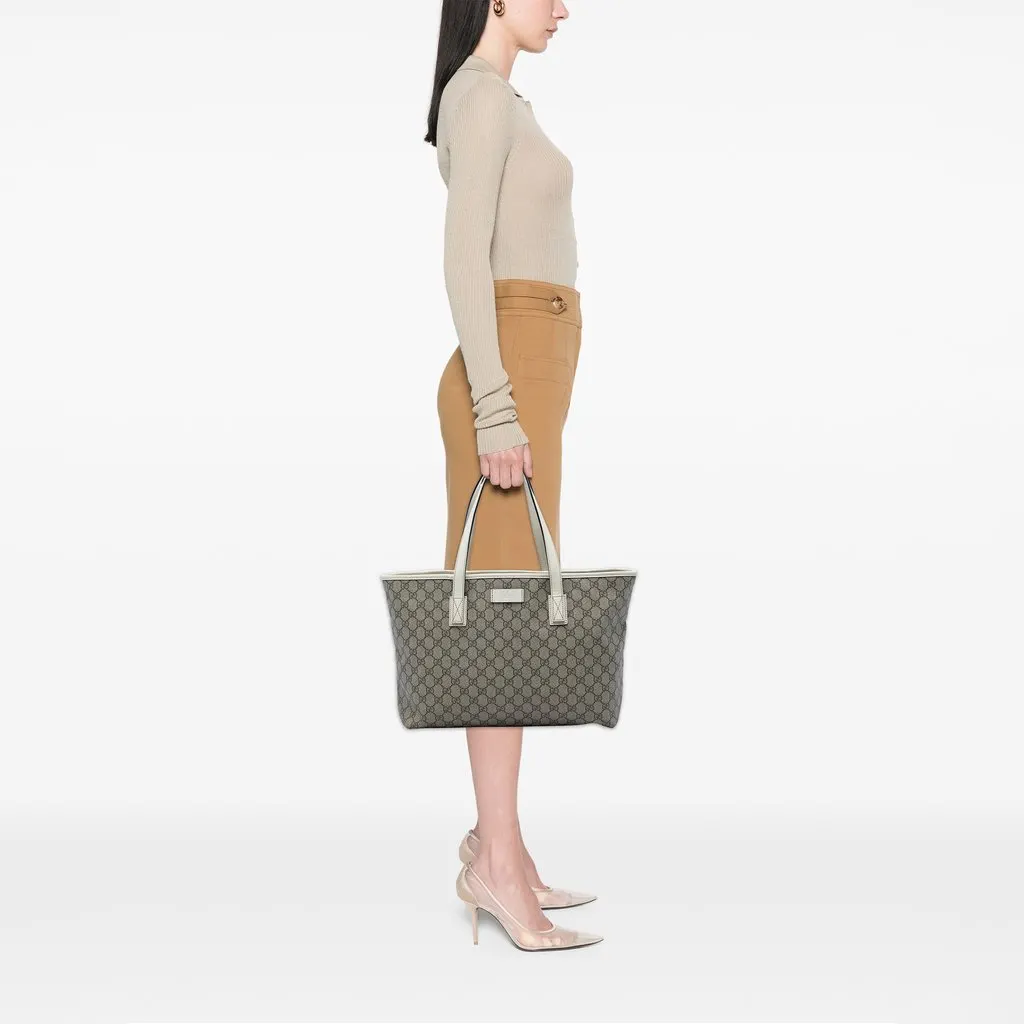 Gucci Medium GG Supreme Tote Beige Very good - Box View