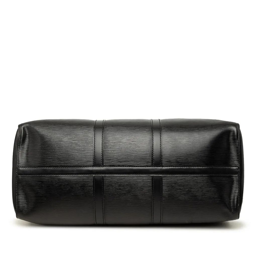 Louis Vuitton Epi Keepall 50 Black Leather Very good - Inside View