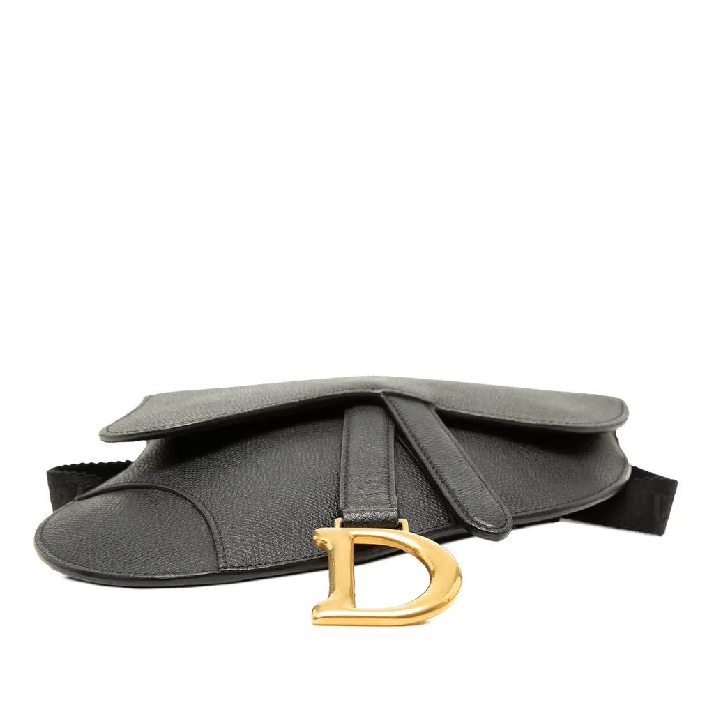 Dior Leather Saddle Belt Bag Black Leather Very good - Inside View