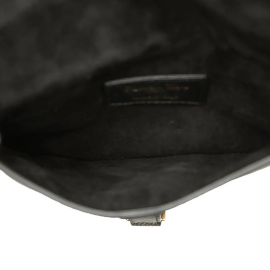 Dior Leather Saddle Belt Bag Black Leather Very good - Model View